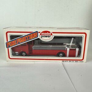 Model Power Fire Fighters Heavy Duty Die Cast Fire Truck O Scale